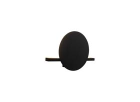 M7297  Eris 1 Light Wall Lamp 8W LED Black